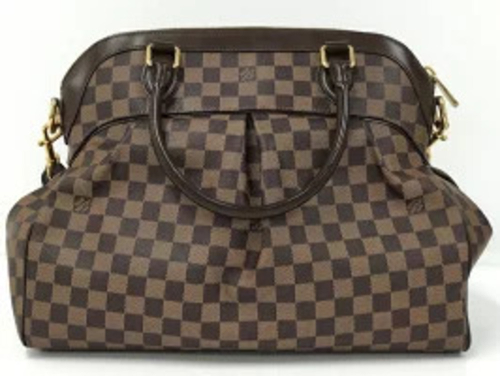 Louis Vuitton Bag Trevi Shoulder Ebene Brown Damier